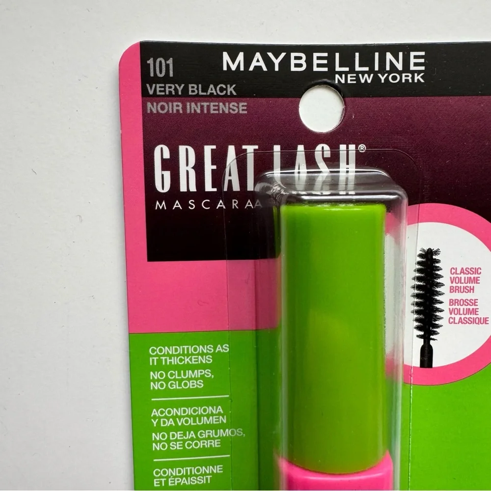 Maybelline Great Lash Mascara - Black and Pink